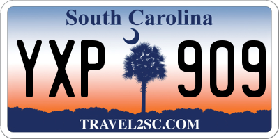 SC license plate YXP909