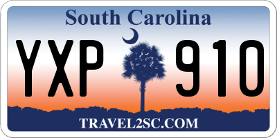 SC license plate YXP910