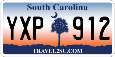 SC license plate YXP912