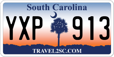 SC license plate YXP913