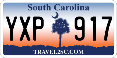 SC license plate YXP917