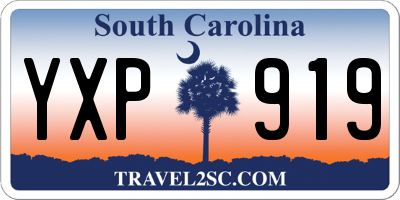 SC license plate YXP919