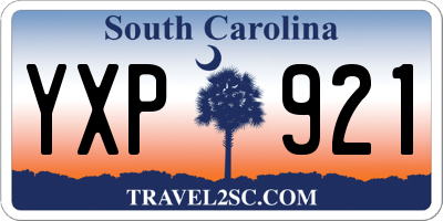 SC license plate YXP921
