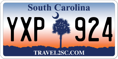 SC license plate YXP924