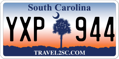 SC license plate YXP944