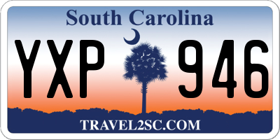 SC license plate YXP946