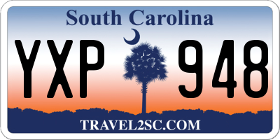 SC license plate YXP948
