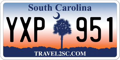 SC license plate YXP951