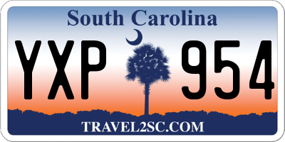 SC license plate YXP954