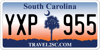 SC license plate YXP955