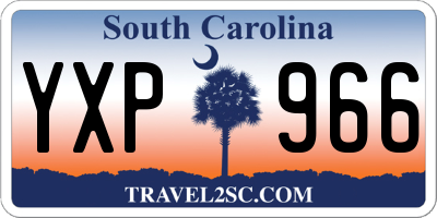 SC license plate YXP966
