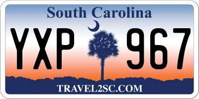 SC license plate YXP967