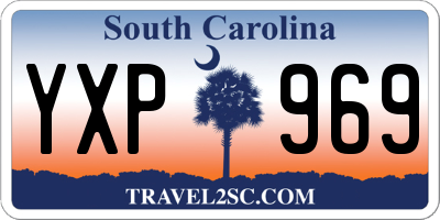 SC license plate YXP969