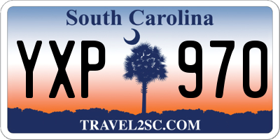 SC license plate YXP970