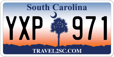 SC license plate YXP971