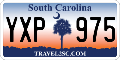 SC license plate YXP975