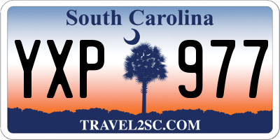 SC license plate YXP977