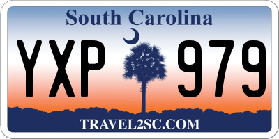 SC license plate YXP979
