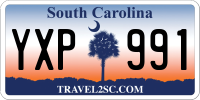 SC license plate YXP991