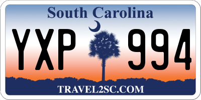 SC license plate YXP994