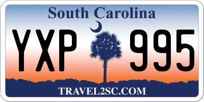 SC license plate YXP995