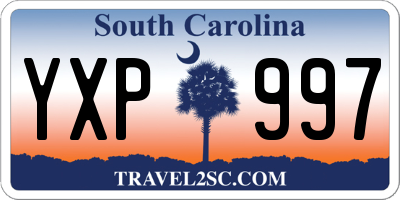 SC license plate YXP997