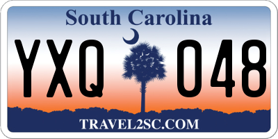 SC license plate YXQ048