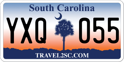 SC license plate YXQ055