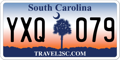 SC license plate YXQ079