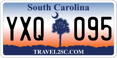 SC license plate YXQ095
