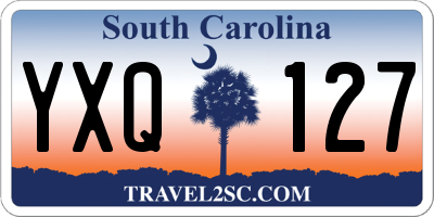 SC license plate YXQ127