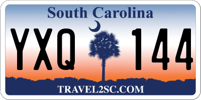SC license plate YXQ144