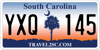 SC license plate YXQ145