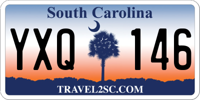 SC license plate YXQ146