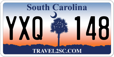 SC license plate YXQ148