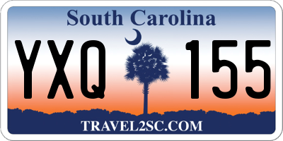 SC license plate YXQ155