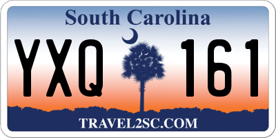 SC license plate YXQ161