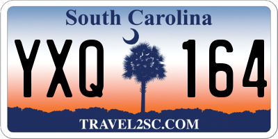 SC license plate YXQ164