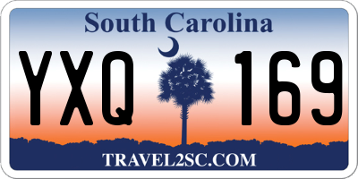 SC license plate YXQ169