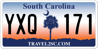 SC license plate YXQ171