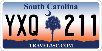 SC license plate YXQ211