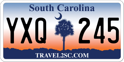 SC license plate YXQ245