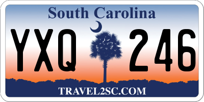 SC license plate YXQ246