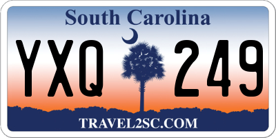 SC license plate YXQ249