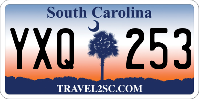 SC license plate YXQ253