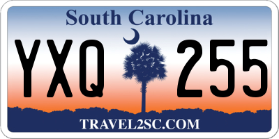 SC license plate YXQ255