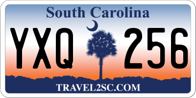 SC license plate YXQ256