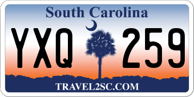 SC license plate YXQ259