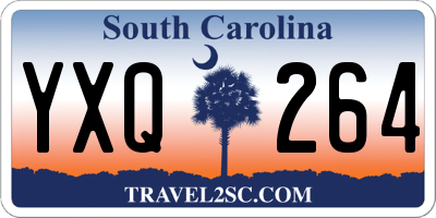 SC license plate YXQ264