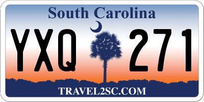 SC license plate YXQ271